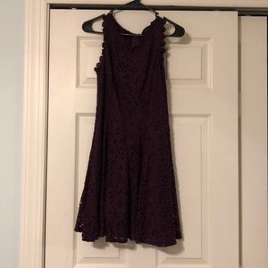 eggplant colored tank dress